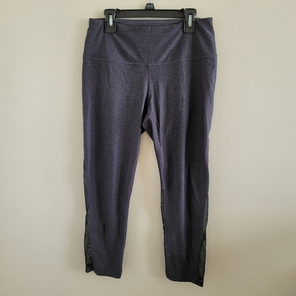Zella Yoga Live In Sultry High Waist Mesh Crop … - Picture 1 of 9